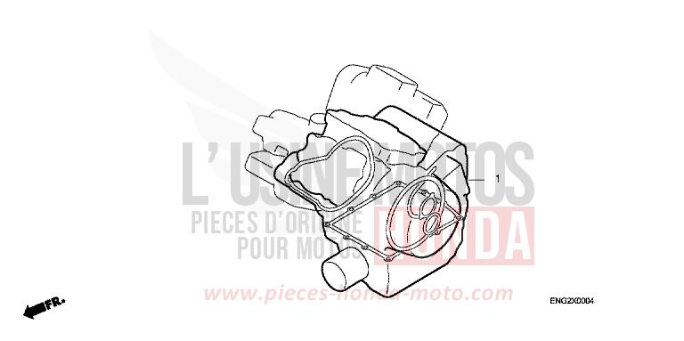 GASKET KIT B for Africa Twin 750 SPACE BLUE (PB136I) from 1994